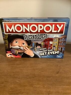 Monopoly For Sore Losers Board Game by Monopoly - NWT